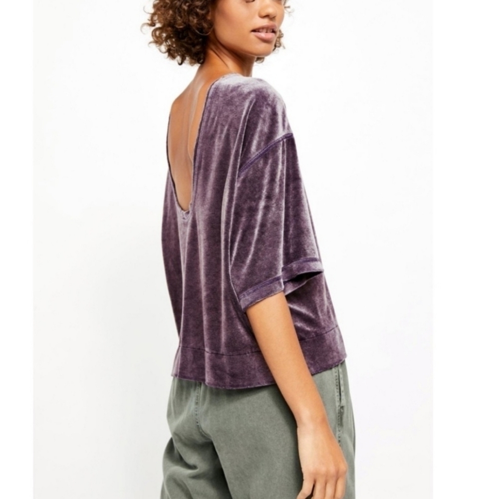 We the Free People Valerie scoop back velvet tea - Picture 3 of 13